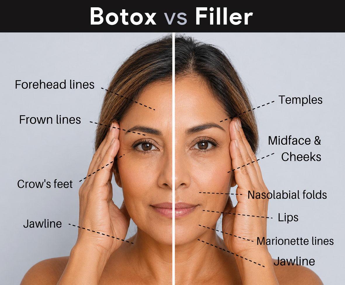 Botox Vs fillers